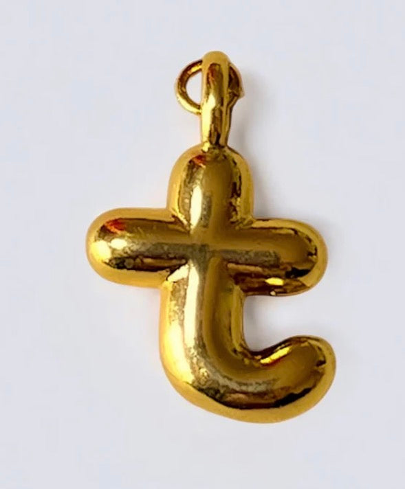 Necklace with letter