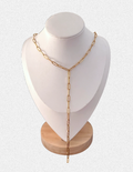 Gold drop necklace