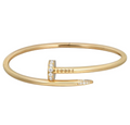 Pin bracelet with stones