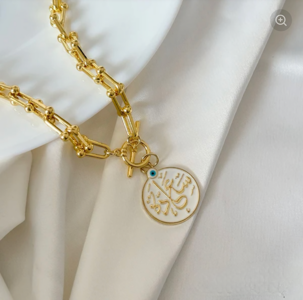 U-Link Evil Eye سعادة Necklace